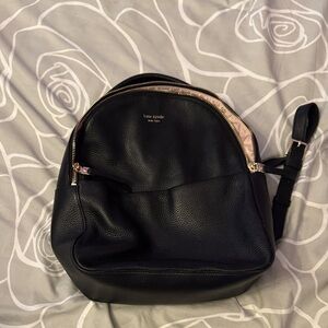 Kate Spade Midnight Black Backpack